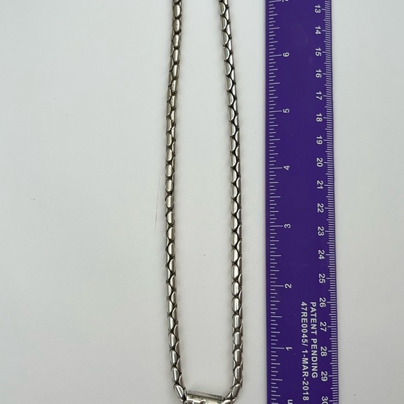 AGATE GEODE SLICE NECKLACE or SUN CATCHER STERLING SILVER CHAIN 4 3/4” x 4 1/2” - Picture 9 of 11